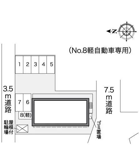 ★手数料０円★金沢市三浦町　月極駐車場（LP）